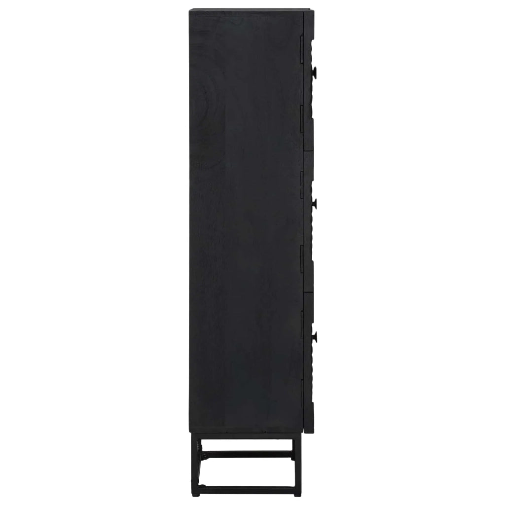 Credenza Nero 35 x 30 x 120 cm