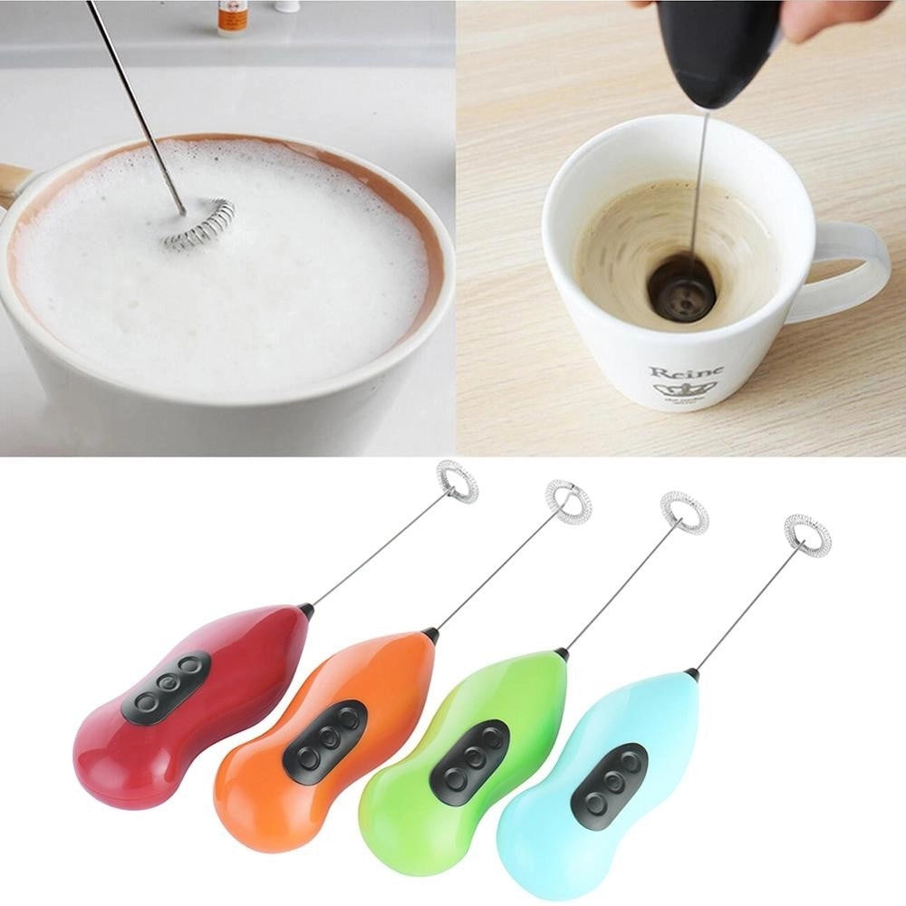 Trade Shop - Frullino Montalatte Caffe Latte Cappuccinatore Frulla Monta Cappuccino Schiuma -