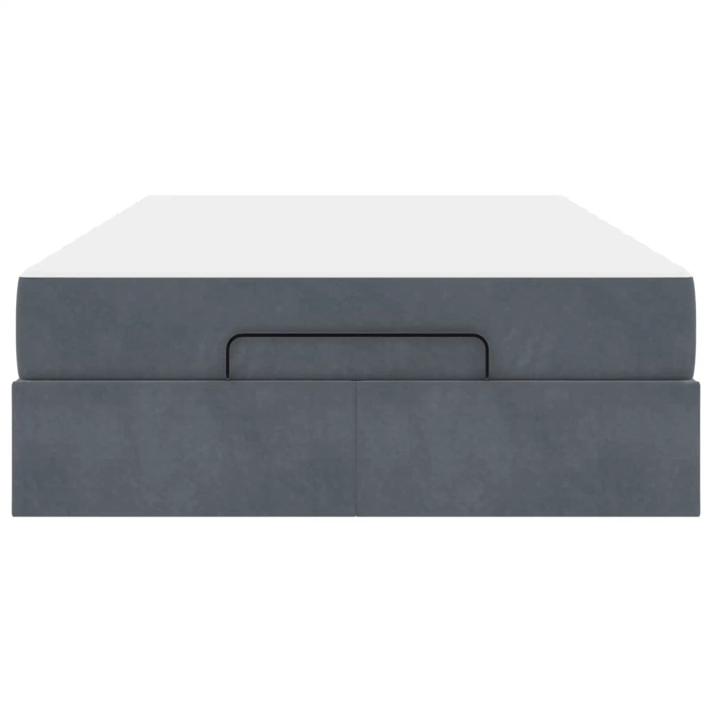 Struttura letto con materasso 2 pcs Grigio Sfumato Velluto 3399547