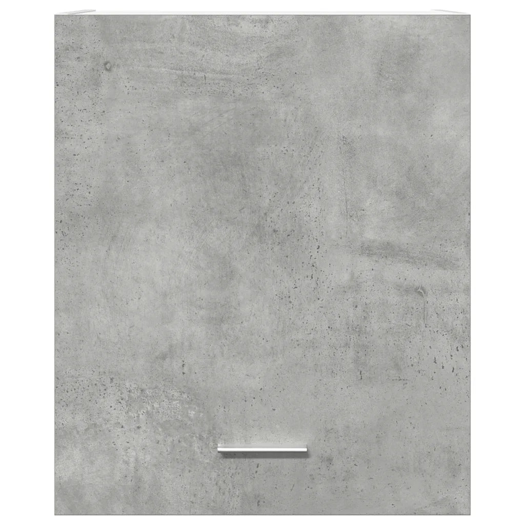 Mobiletto da cucina a parete pratico dal design moderno 50 x 31 x 60 cm in legno composito grigio cemento 02_0050753