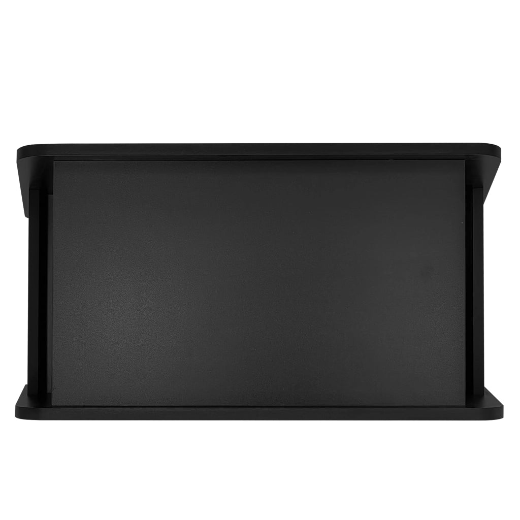 Carrello Comodino ¨C MINIMAL ¨C Nero, Rotondo, con Ruote, 81x33x51,5 cm