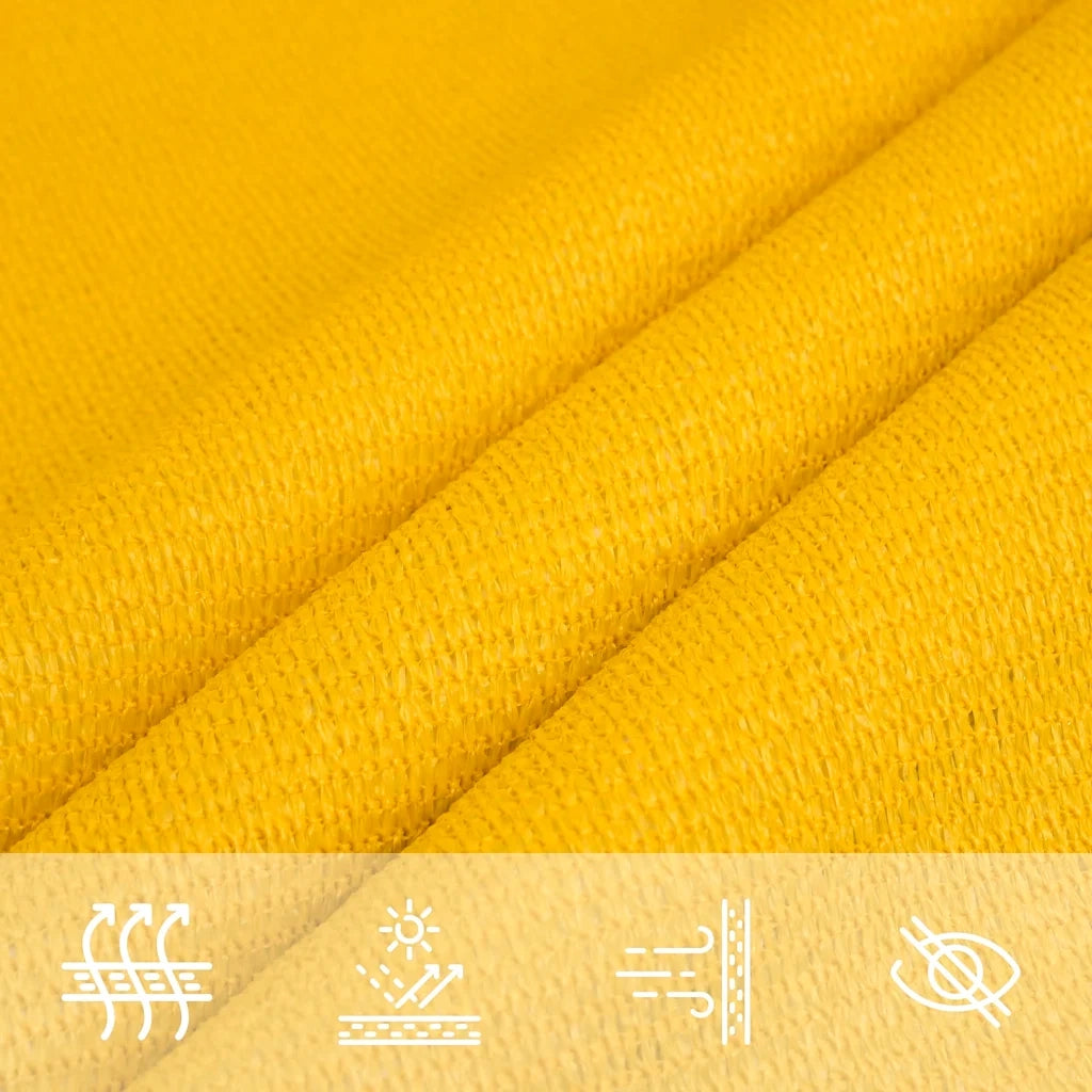 Vela Parasole 160 g/mÂ² Gialla 3x4x5 m in HDPE