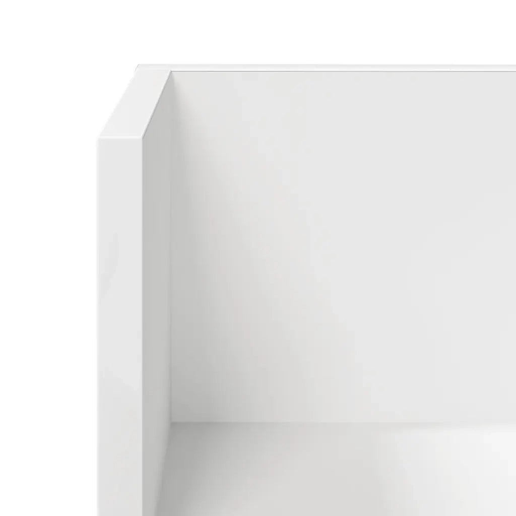 Mensole a Muro 2 pz Bianche 75x16,5x16,5 cm in Truciolato