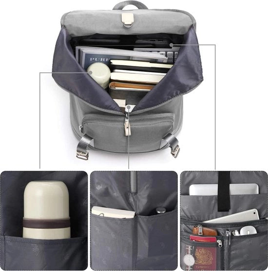 Borsa da Viaggio per Donna e Uomo, Borsa da Scuola per Ragazza, Borsa da Studente con Tasca per Laptop 17 pollici per Studenti Universitari, Docenti, Borsa da Laptop Casual, Borsa da Giorno per Ufficio e Tempo Libero