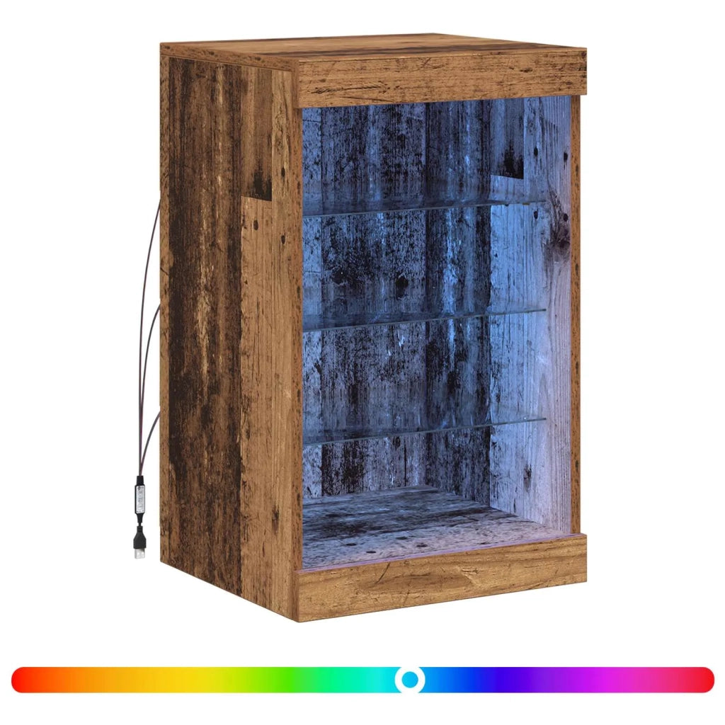 Madia LED Legno vecchio 41 x 37 x 67 cm Legno multistrato 863051