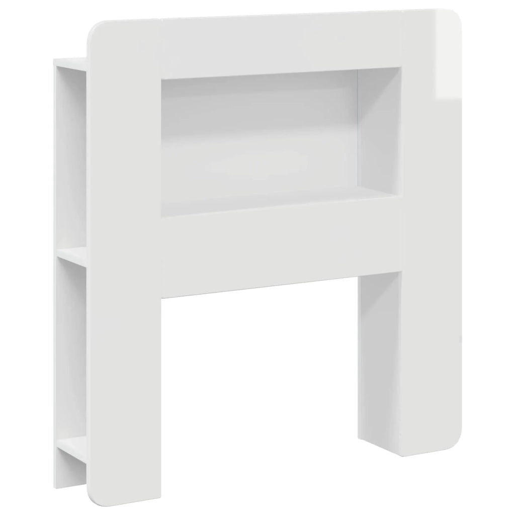 Testiera | Testata del letto Bianco Lucido Legno ingegnerizzato