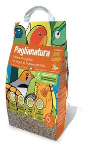 Lettiera Naturale Bioattiva per Volatili e Rettili - 2,4 kg / 6 L