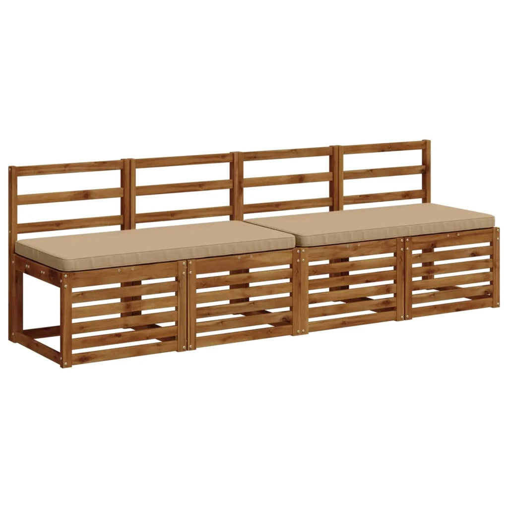 Cuscini per Panchina a 2 Pezzi VUGHT 2 pz 100% Poliestere 951873