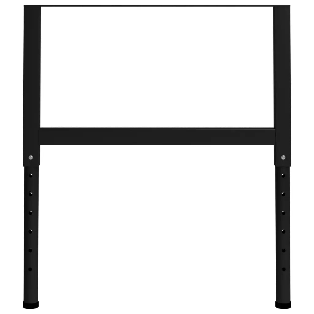 Telai per Banco da Lavoro 2 pz in Metallo 85x(69-95,5) cm Neri CFW6457480