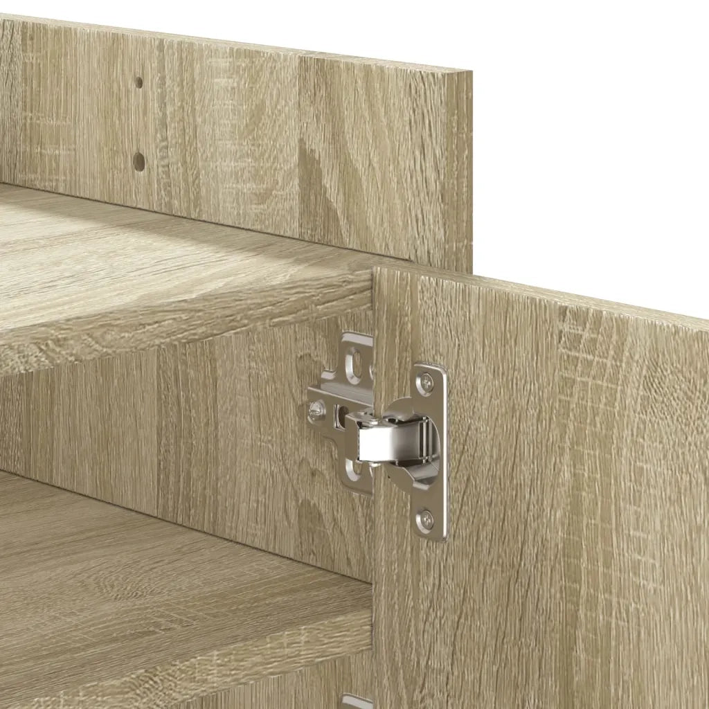 Mobile per TV Rovere Sonoma 100x35x40 cm Legno Multistrato 848376