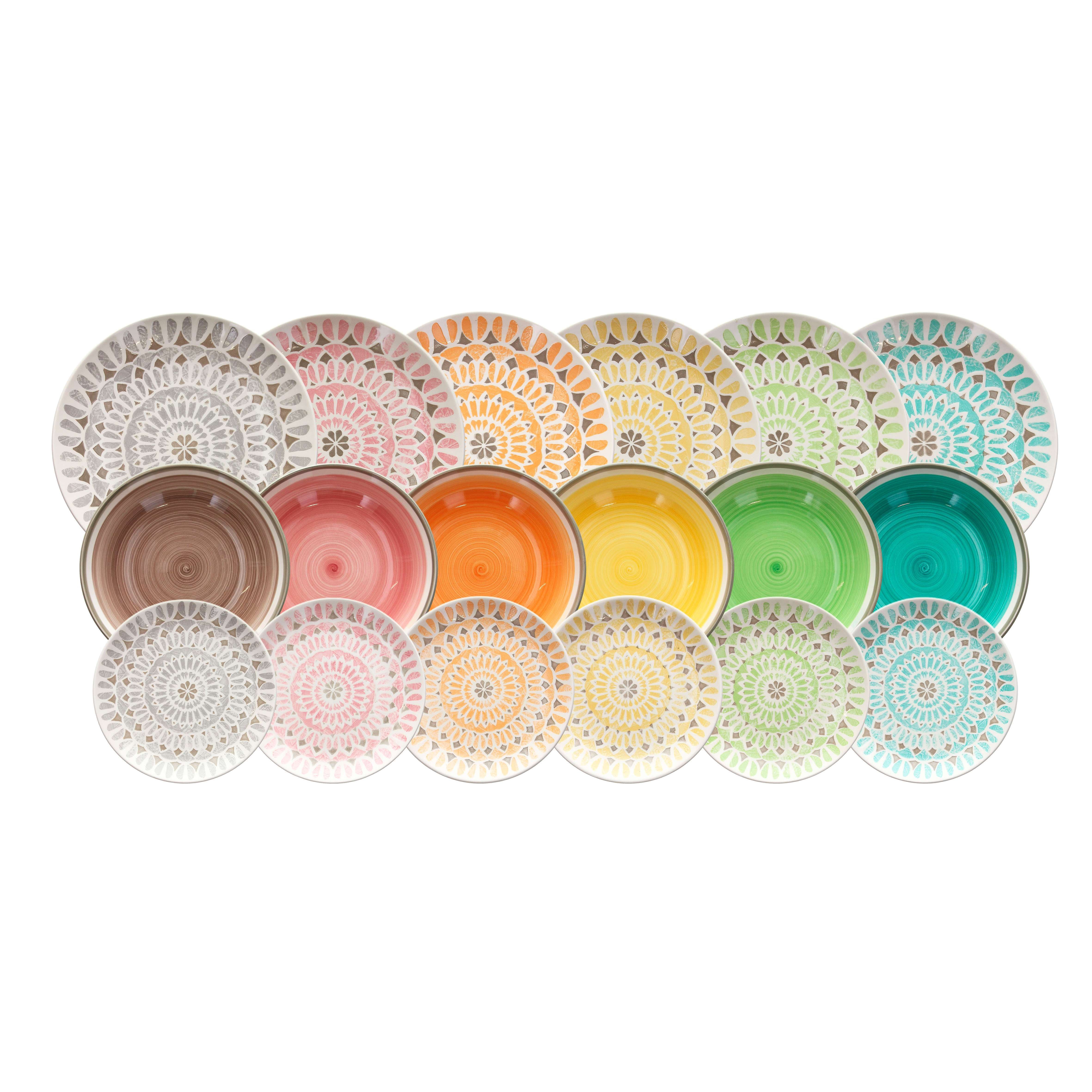 KIT PIATTI 18 PZ LOUISE CAP