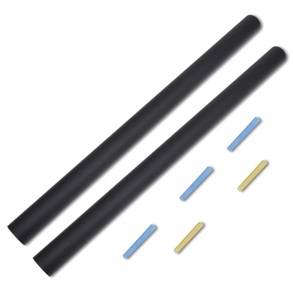 Lavagna adesiva da parete 0,6 x 3 m 2 rotoli con gesso nero 02_0045435