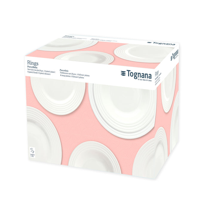 KIT PIATTI 18 PZ POLIS RINGS