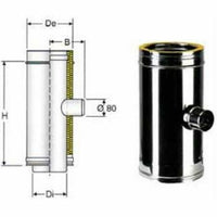 Inox doppia parete aisi 316 racc ordo a t 90 ridotto d.400 450
