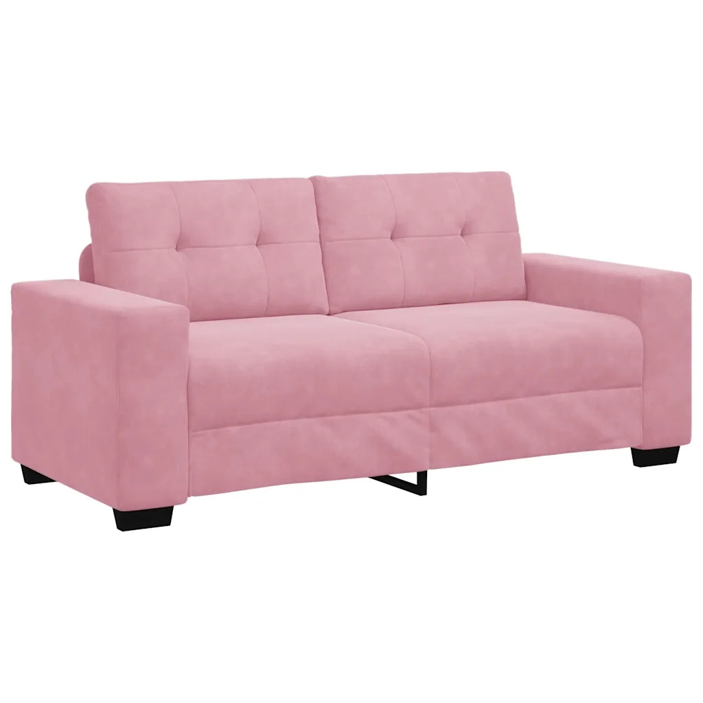 Divano Divanetto Rosa 180x77x82 cm in Velluto 4105125