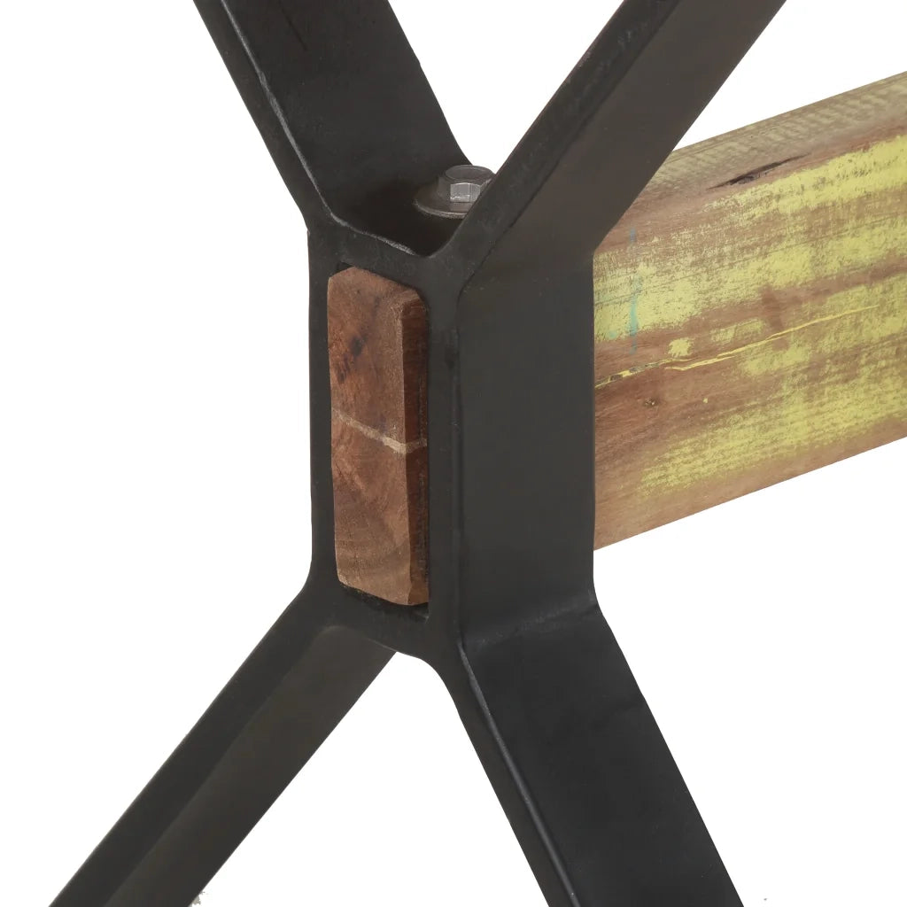 Tavolo da Pranzo 140x70x76 cm in Legno Massello di Recupero cod mxl 9654