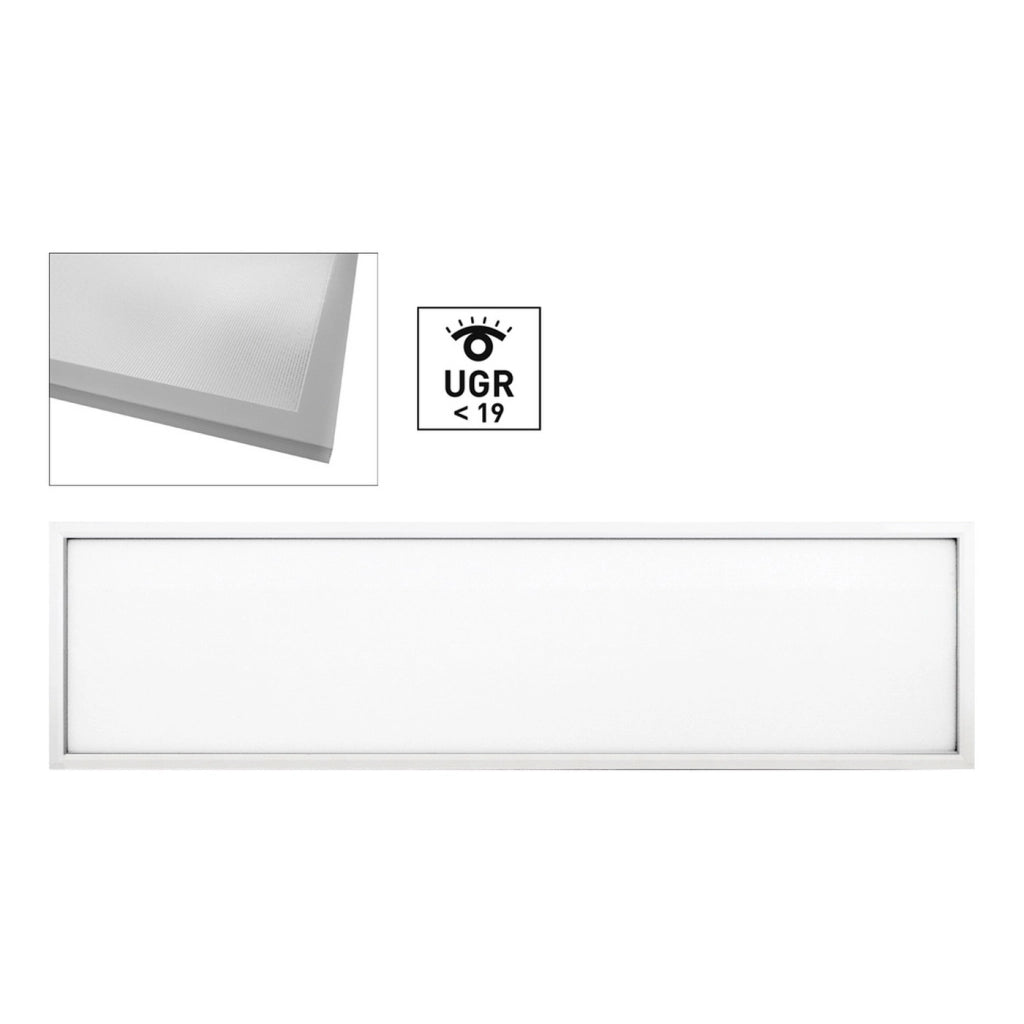 Alcapower Pannello LED 300x1200mm 40W 4000lm 4000K UGR<19 Driver Incluso - Soluzione di illuminazione professionale ad alta efficienza energetica