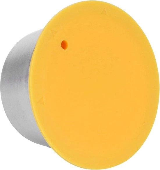 Filtro ricaricabile per macchina del caffè - Giallo, acciaio inossidabile - Capsula riciclabile per caffè