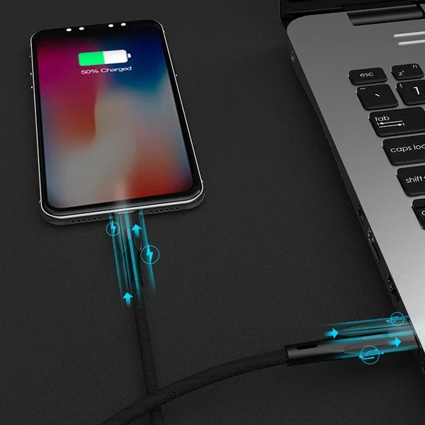 Cavo di Ricarica Fast Charge USB con Lightning Lostech 120 cm