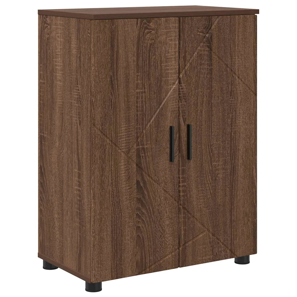 Mobile da Bagno con porta Rovere Marrone 60 x 35 x 80 cm 883311