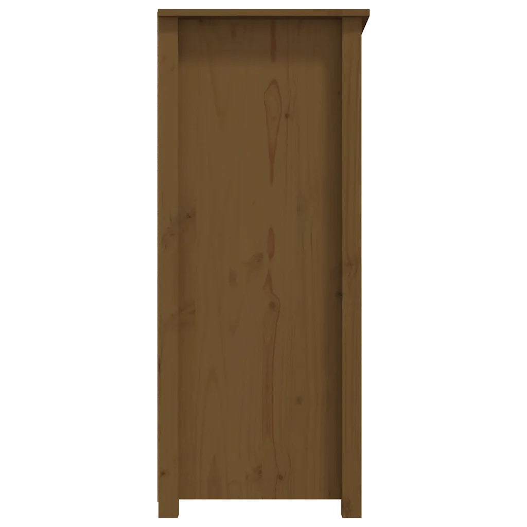 Credenza Miele 83x41,5x100 cm in Legno Massello di Pino cod mxl 25766