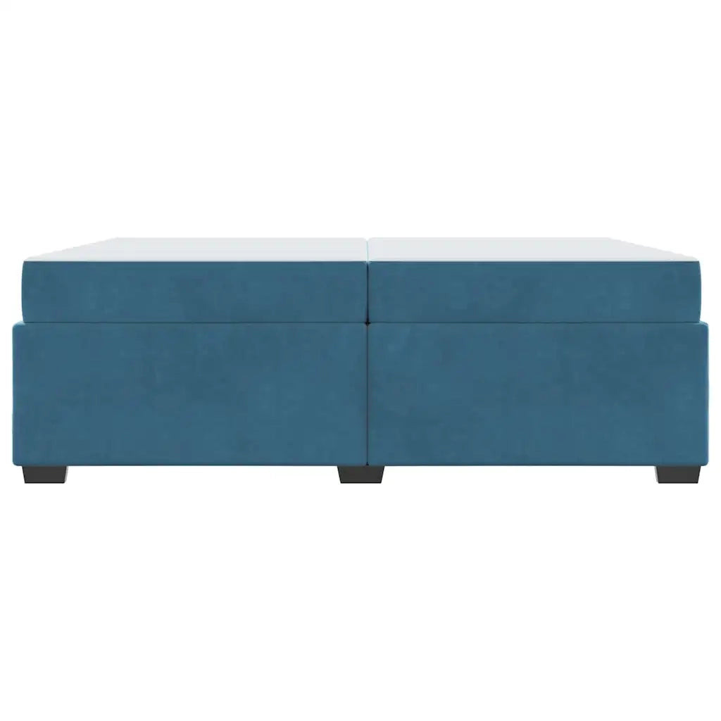 vidaXL Struttura del letto Blu scuro 200 x 200 cm Velluto