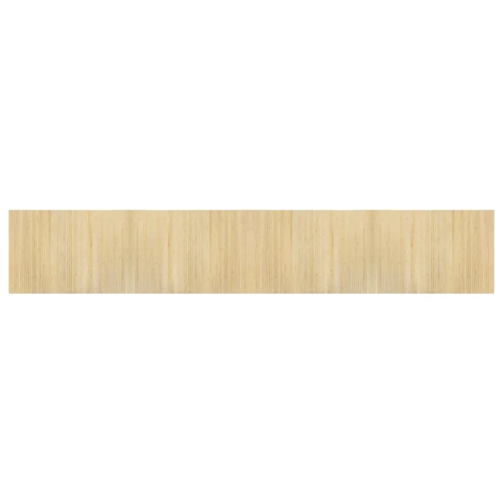 Tappeto Rettangolare Natura Chiaro 70x400 cm in Bambù 376759
