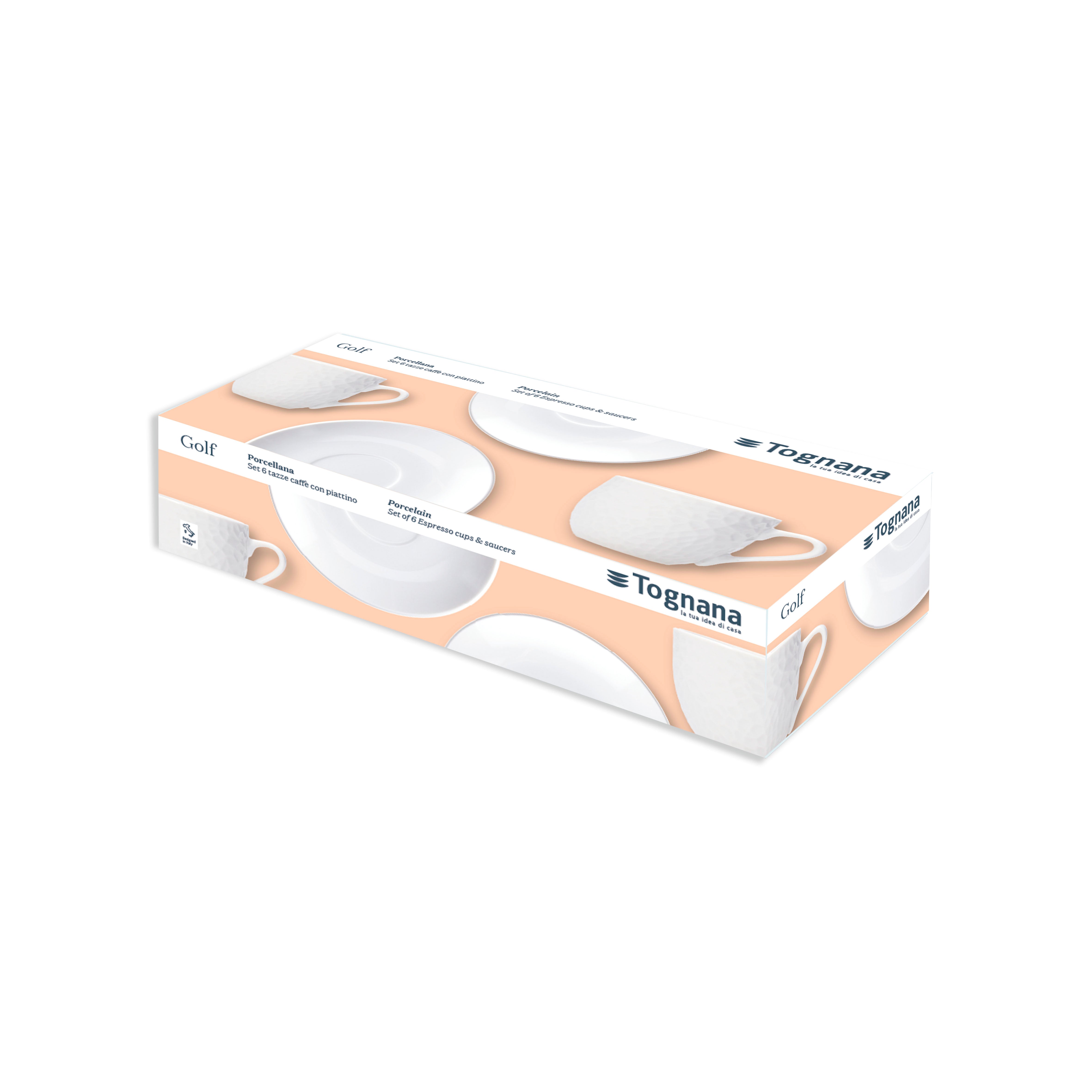 Confezione 6 tazze Caff√© Tognana 90ml