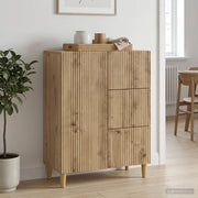 Credenza con cassetto Rovere Artigianale 66 x 34,5 x 90 cm 894634