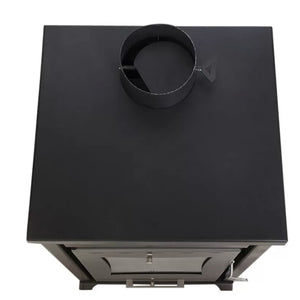 STUFA A LEGNA OLGA      POTENZA 15 KW L45,5XP48,5XH91 Nero