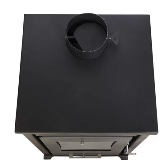 STUFA A LEGNA OLGA      POTENZA 15 KW L45,5XP48,5XH91 Nero