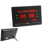 Trade Shop - Orologio Digitale Da Parete Muro A Led Datario Sveglia Temperatura Jh-2315l -
