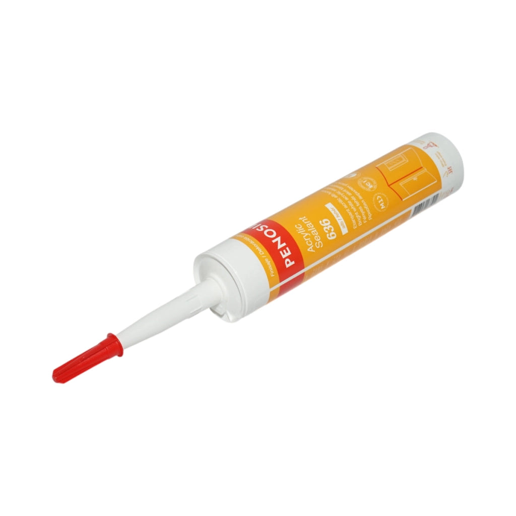 Silicone acrilico bianco sigillante verniciabile 280 ml – Acrylic Sealant 636 Penosil