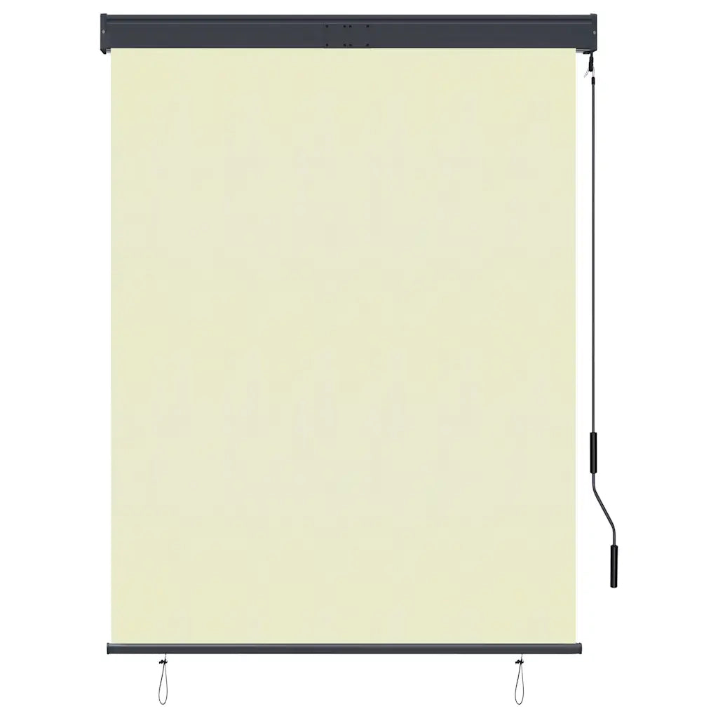 Tenda a Rullo per Esterni-Tenda da sole avvolgibile 120x250 cm Crema
