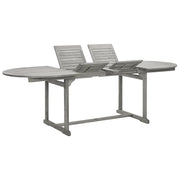 Tavolo da Pranzo per Esterni (160-240)x100x75cm Massello Acacia cod mxl 50887