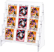 Porta carte da tennis da tennis portatile - Display standard - Supporto acrilico - Organizzatore carte da tennis - Stabile e creativo - 24 cm Lungo - Display standard