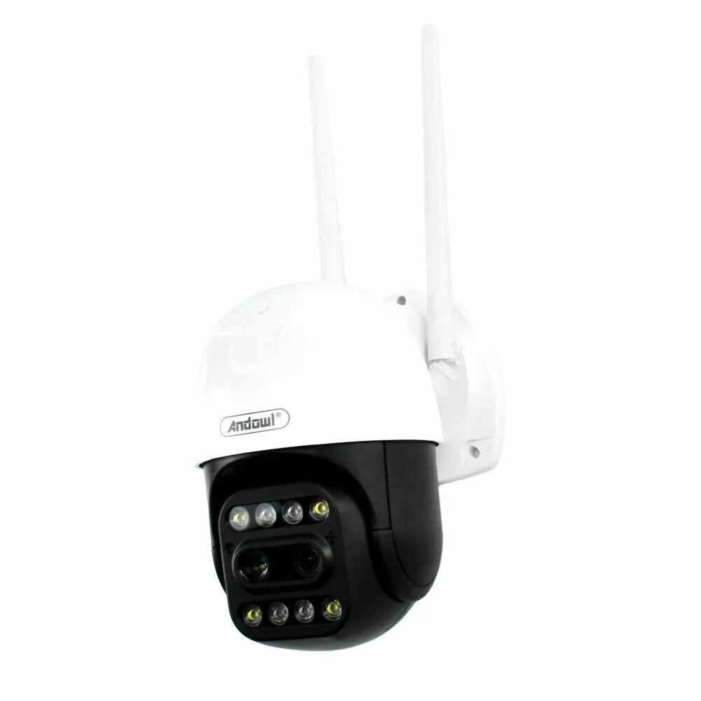 Trade Shop - Telecamera Panoramica Di Sicurezza Ip 2khd Wifi Ai Dome 360° Impermeabile Q-s700 -