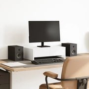 Supporto Monitor con Cassetti Bianco 50x27x15 cm in Truciolato 854661