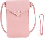 Borsa portafoto in pelle PU - rosa - 1 pezzo - Portatile - Ragazze