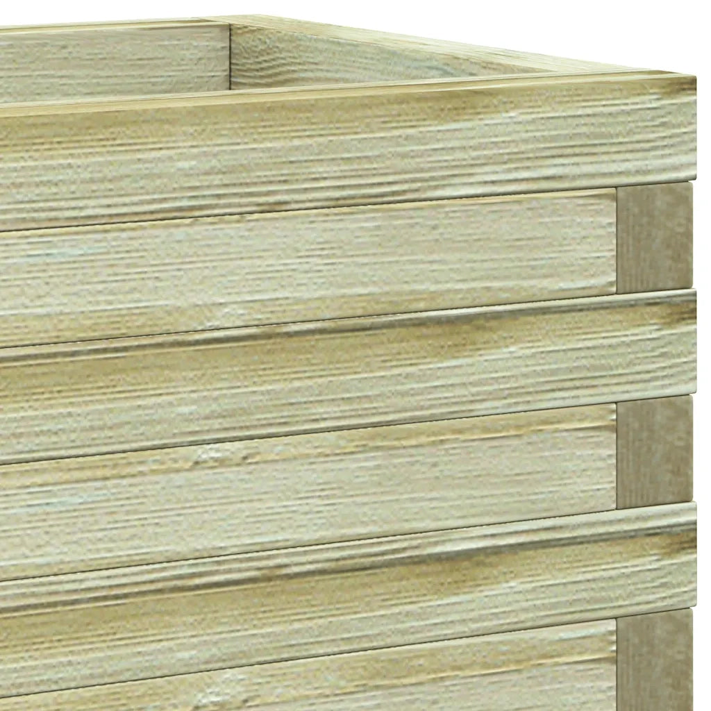 Fioriere | Cassetta per fiori | Letto Rialzato 120x40x30 cm in Legno Rettangolare
