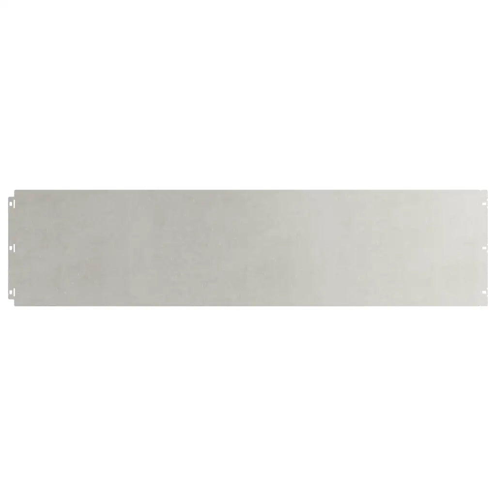 Bordura per Prato 10 pz 25 x 103 cm Acciaio Inox Argento 860170
