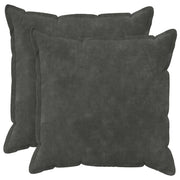 Cuscino con cuscino HOUTEN 2 pz Antracite Fleece in microfibra 936170