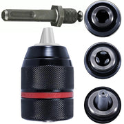 Mandrino Autoserrante SDS+ 1/2" 2–13 mm – Compatibile con Trapani e Martelli SDS+ | Acciaio Indurito, ISO 9001, DIN 238