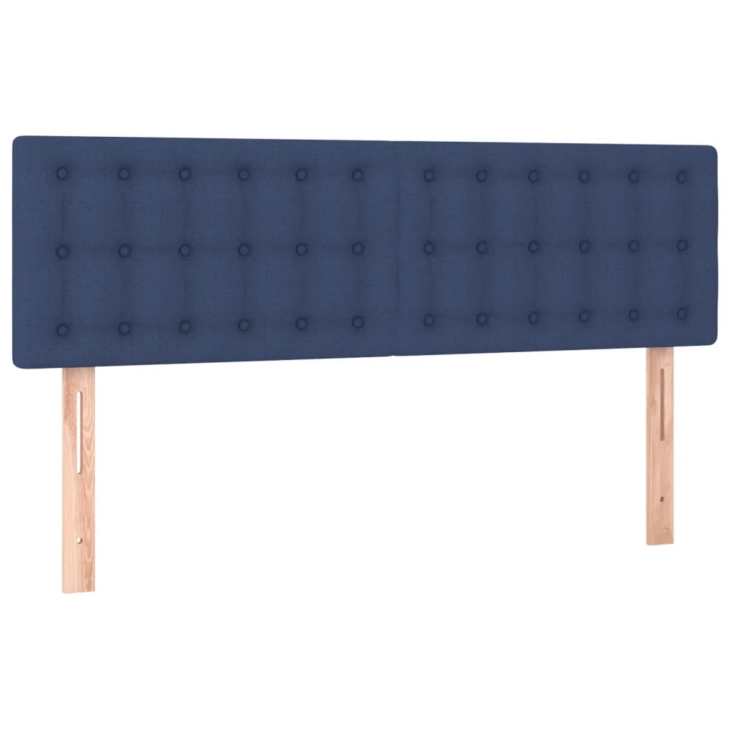 Testiere 2 pz Blu 72x5x78/88 cm in Tessuto