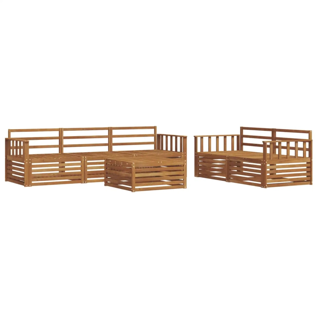 Set di divani da esterno 6 pcs Naturale 3373009