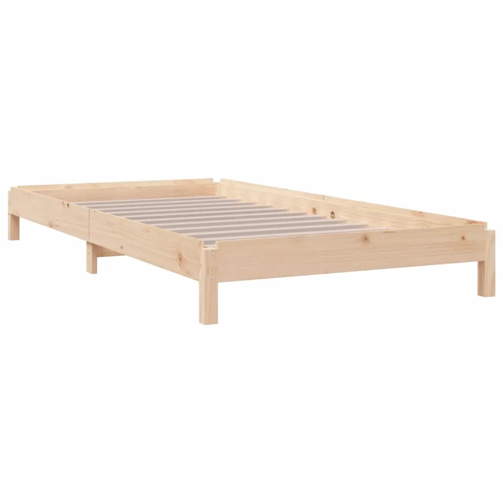Letto Impilabile 75x190 cm in Legno Massello di Pino cod mxl 62557