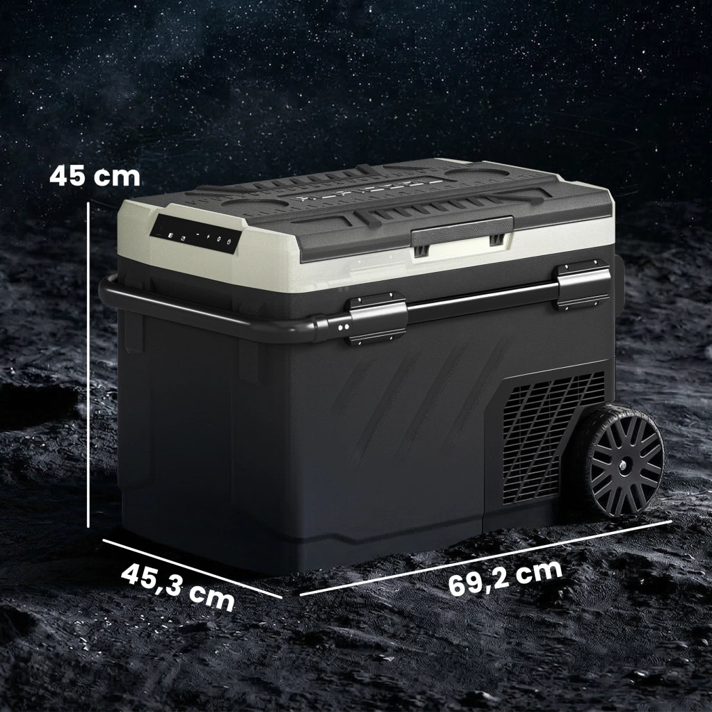 Frigorifero Portatile 40L a Doppia Zona ¨C Zephmum ¨C Nero
