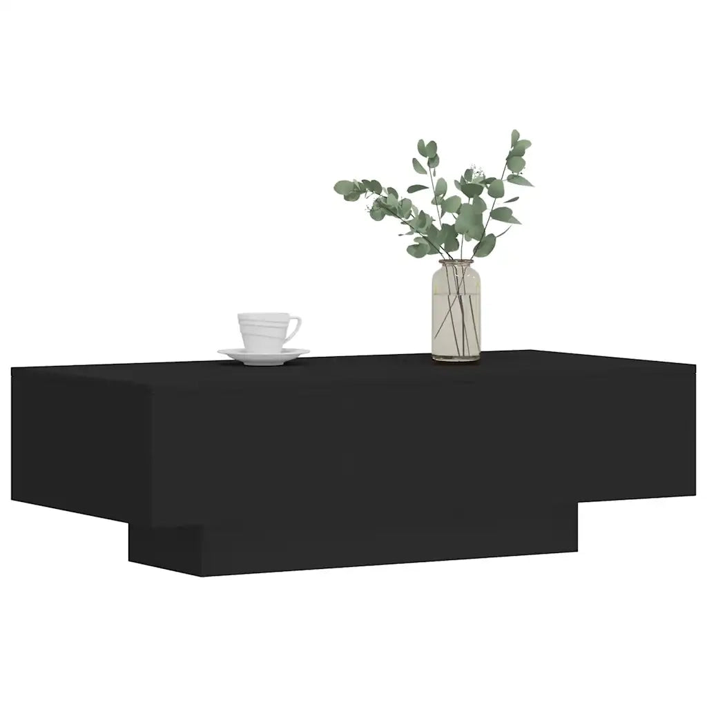 Tavolino da salotto | Tavolino da caff¨¨ | Tavolino da Soggiorno Nero 100x49,5x31 cm in Legno Multistrato
