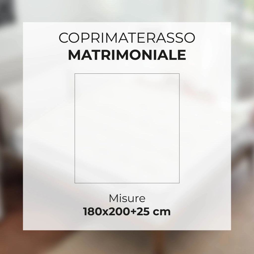 Coprimaterasso Impermeabile Proteggi Materasso Lenzuolo Sotto Bianco Cotone Microfibra Incontinenza Con Angoli Elasticizzati Resistente Antiacaro Traspirante Anziani Bambini Matrimoniale180x200Cm
