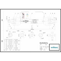Albero cardanico T4 Giunto 800-880mm 460Nm 540rpm Cardano 40kW (55CV) 1 3/8" 6 denti 35mm rotondo